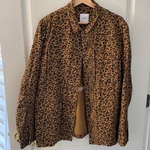 Leopard print CJLA jacket